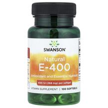 Natural E-400 268 mg 400 IU Витамин E Токоферолы