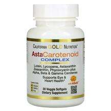 California Gold Nutrition, AstaCartenoid Complex Lutein Lycope...