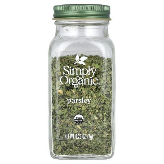Основное фото товара Simply Organic, Петрушка, Parsley, 7 г