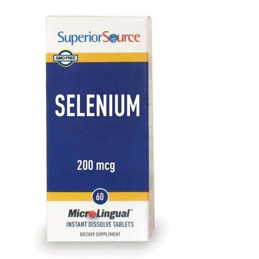 Основное фото товара Селен, Selenium 200 mcg, 60 MicroLingual® Tablets
