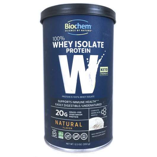 Whey Isolate Protein, 100% Ізолят з натуральним смаком, 350 г