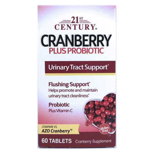 Cranberry Plus Probiotic, Журавлина з пробіотиками, 60 таблеток