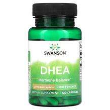Swanson, DHEA High Potency 25 mg, Дегідроепіандростерон, 120 к...