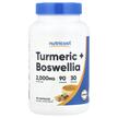 Фото товару Nutricost, Turmeric + Boswellia, Босвелія, 90 капсул