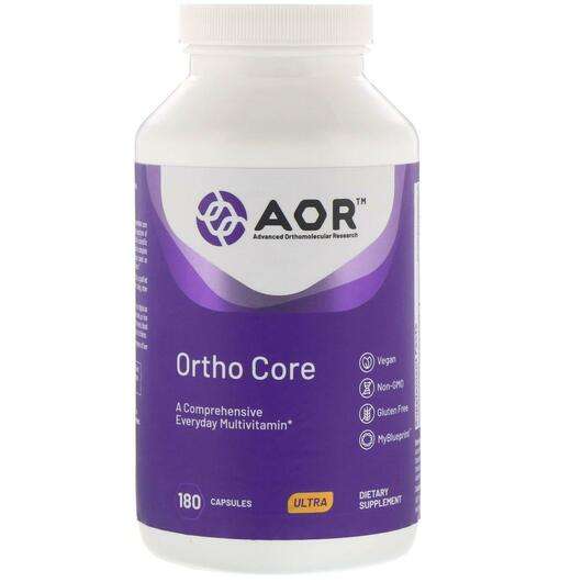 Основное фото товара AOR, Мультивитамины, Ortho Core, 180 капсул
