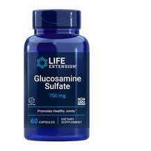 Life Extension, Глюкозамин Сульфат, Glucosamine Sulfate 750 mg...