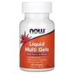 NOW, Liquid Multi Gels, Мультивітаміни, 60 капсул