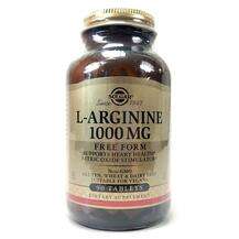 Solgar, L-Arginine 1000 mg, L-Аргінін 1000 мг, 90 таблеток