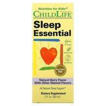 ChildLife, Sleep Essential Natural Berry, 59 ml