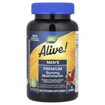 Alive! Men's Gummy Vitamins Fruit Flavors Nature's