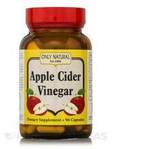 Only Natural, Apple Cider Vinegar 500 mg, Оцет, 90 капсул