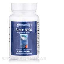 Allergy Research Group, Biotin 5000, Вітамін B7 Біотин, 60 капсул
