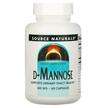 Фото товару Source Naturals, D-Mannose 500 mg 60, D-Манноза 500 мг, 60 капсул