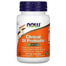 Now, Пробиотики, Clinical GI Probiotic, 60 капсул