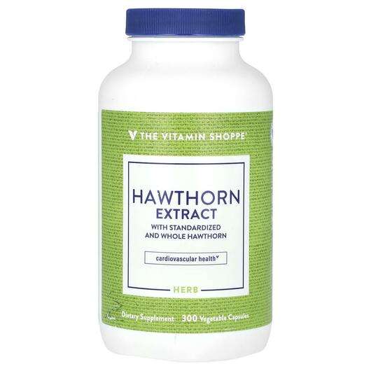 Основне фото товара The Vitamin Shoppe, Hawthorn Extract, Глід, 300 капсул