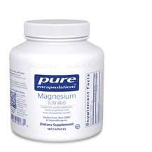 Pure Encapsulations, Magnesium Citrate, Цитрат Магнію, 180 капсул