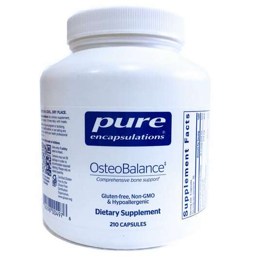 Основное фото товара Pure Encapsulations, ОстеоБалланс, OsteoBalance, 210 капсул