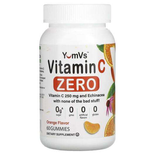 Vitamin C Zero, Вітамін С без шкідливих речовин, 60 цукерок