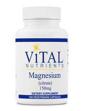 Vital Nutrients, Magnesium Citrate 150 mg, Цитрат Магнію, 100 ...