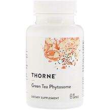 Thorne, Green Tea Phytosome 60, Екстракт Зеленого Чаю, 60 капсул