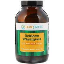 Heirloom Wheatgrass, Пророщена пшениця, 240 капсул