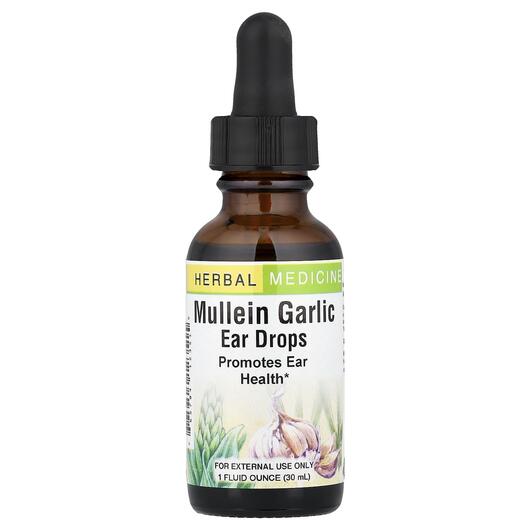 Основное фото товара Herbs Etc., Ушные капли, Mullein Garlic Ear Drops, 30 мл
