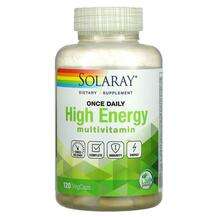 Solaray, Once Daily High Energy Multi, Мультивітаміни, 120 капсул