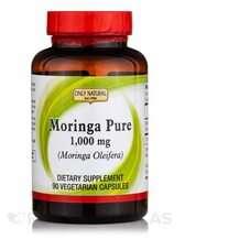 Only Natural, Моринга, Moringa Pure 1000 mg, 90 капсул