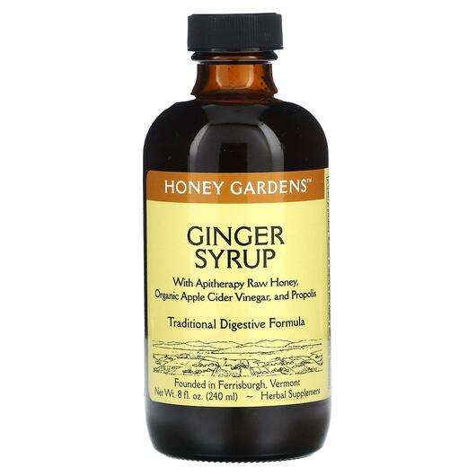 Основное фото товара Honey Gardens, Корень Имбиря, Ginger Syrup, 240 мл