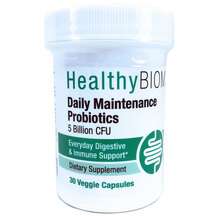 HealthyBiom, Daily Maintenance Probiotics 5 Billion CFUs, 30 V...