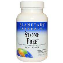 Planetary Herbals, Поддержка печени, Stone Free 820 mg, 90 таб...