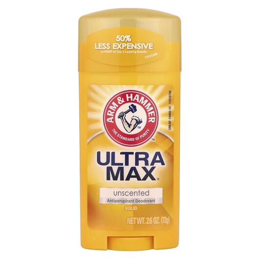 Основное фото товара UltraMax Solid Antiperspirant Deodorant Unscented, Дезодорант, 73