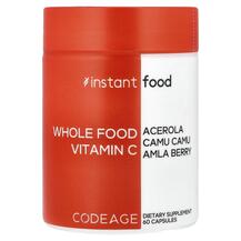 Whole Food Vitamin C Витамин C CodeAge 60 капсул