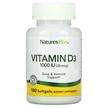 Фото товара Natures Plus, Витамин D3 1000 МЕ, Vitamin D3 1000 IU 180, 180 ...