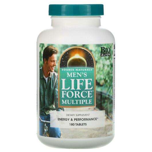 Основне фото товара Source Naturals, Men's Life Force Multiple 180, Мультивітаміни...