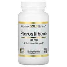 California Gold Nutrition, Pterostilbene 50 mg, Птеростільбен ...