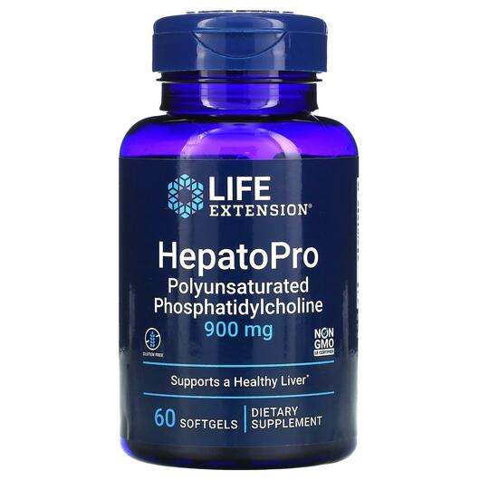 HepatoPro 900 mg, Фосфатидилхолін PPC, 60 капсул