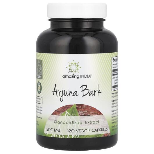 Основное фото товара Арджуна, Arjuna Bark Standardized Extract 500 mg, 120 капсул