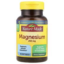 Magnesium 250 mg Магний Nature Made 90 капсул Magnesium 250 mg Магний Nature Made 90 капсул