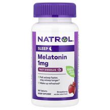 Мелатонін Melatonin Fast Dissolve Strawberry 1 mg