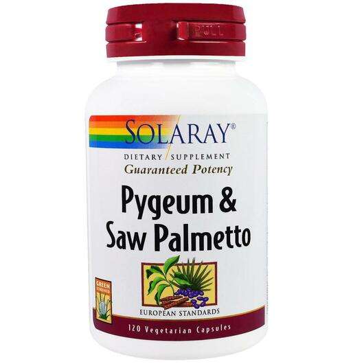 Pygeum & Saw Palmetto, Пальмето, 120 капсул