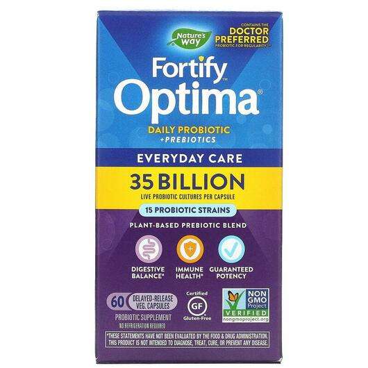 Fortify Optima, Прімадофілус для будь-якого віку, 60 капсул