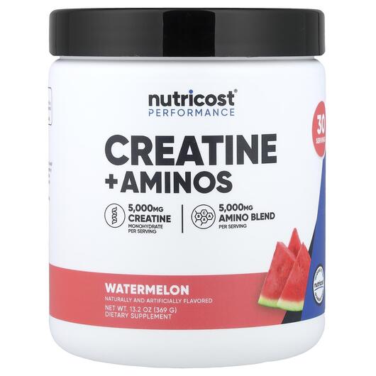 Основное фото товара Креатин, Performance Creatine + Aminos Watermelon, 369 г