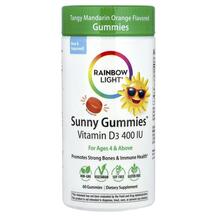 Sunny Gummies Vitamin D3 Mandarin Orange 400 IU D
