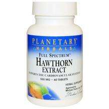 Planetary Herbals, Боярышник, Full Spectrum Hawthorn Extract 5...