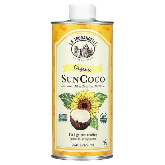 Основне фото товара Organic SunCoco Sunflower Oil & Coconut Oil, Кокосова олія, 7