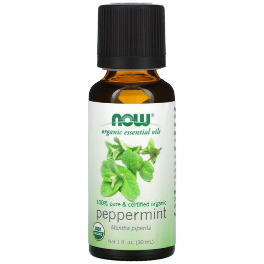 Основное фото товара Эфирное масло, Pure Essential Oil Organic Peppermint, 30 мл