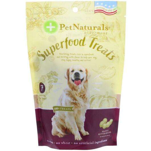 Superfood Treats for Dogs Peanut Butter Recipe 100, Для собак, 240 г