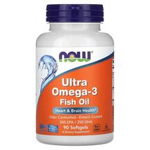 Ультра Омега-3 500 ЕПК 250 ДГК Ultra Omega-3 NOW