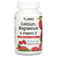 YumV's, Calcium Magnesium & Vitamin D Raspberry, 90 Gummies